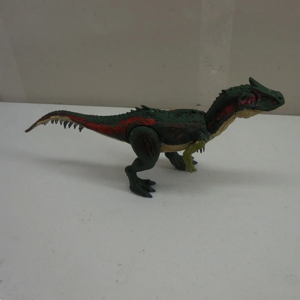 Mattel Jurassic World Massive Biters Tarbosaurus Dinosaur Action Green Red
